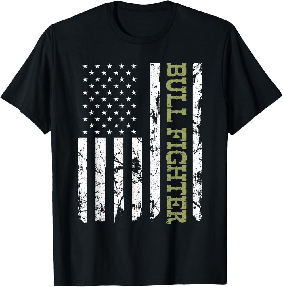 Bullfighter American Flag Patriotic Rodeo Clown Bullfighting Gift Unisex T-Shirt