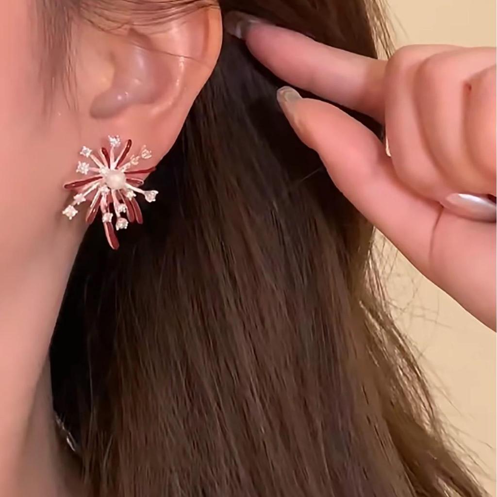 Eleganti Orecchini Fuochi d'Artificio: Design Versatile e alla Moda per l'Uso Quotidiano e lo Stile di Alta Gamma