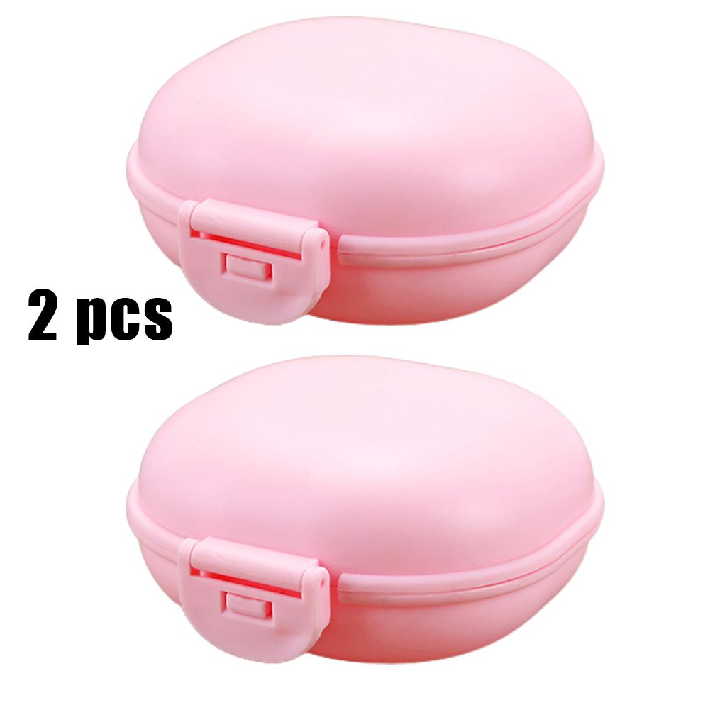 Bathroom Soap Case Mini Soap Box With Lid Portable Storage Dish Home Shower Drain Soap Holder Container Tray Cover Travel Hiking