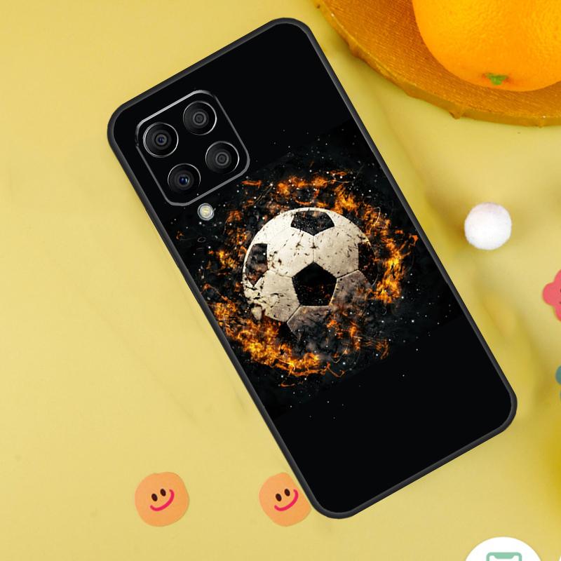 Football Soccer Ball For Samsung Galaxy M31s M13 M33 M53 M52 M32 M12 M14 M34 M54 M11 M21 M51 M20 M15 M55 Case