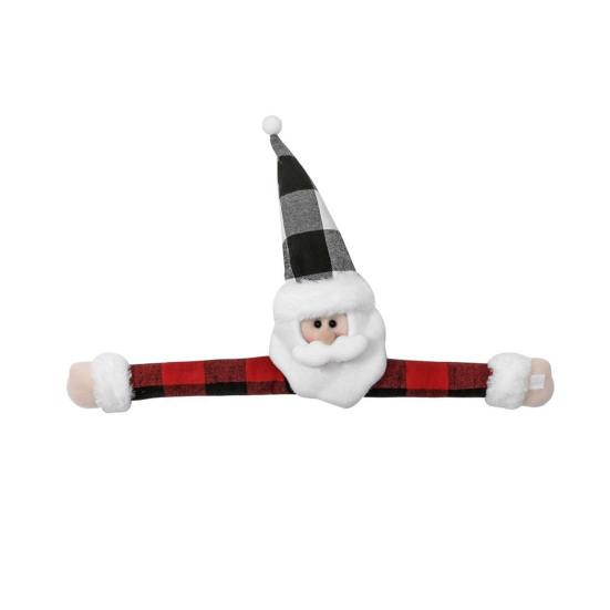 Yousheng 1 Pc Christmas Curtain Buckle Santa Snowman Curtain Tiebacks Cartoon Doll Curtain Holdback Fastener for Home Window Decoration