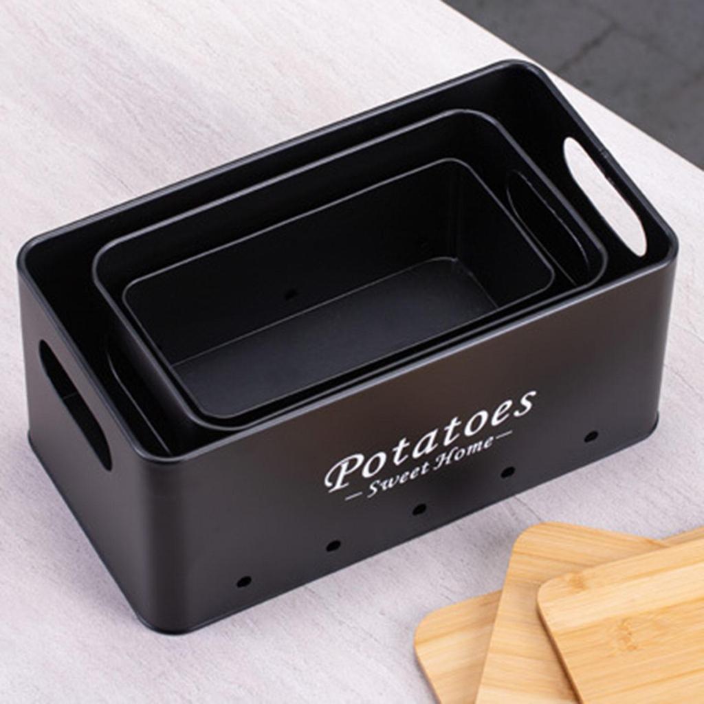 3 Pack Potato Onion Storage Canisters for Kitchen Use