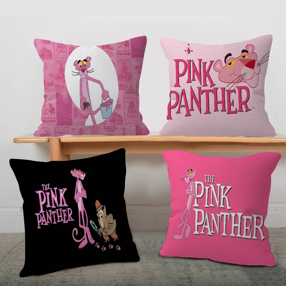 P-Pink P-PantherS Kissenbezug Kissenhülle Polsterung Sofa Überwurf Kissen Heimdeko Kissenbezug