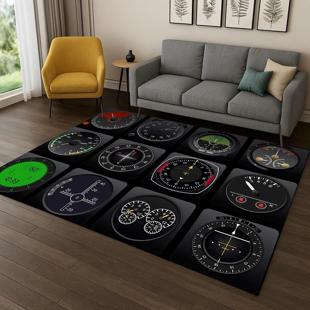 

Racing Car Dashboard Screen Carpet Rug for Living Room Sofa Home Bedroom Doormat Kitchen Decor Bedroom Carpets for Living Room 40x60cm
