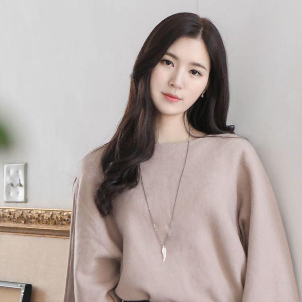 J.Lauren 07N0650 Winged Black Ball Chain Silver Long Necklace [30301536]