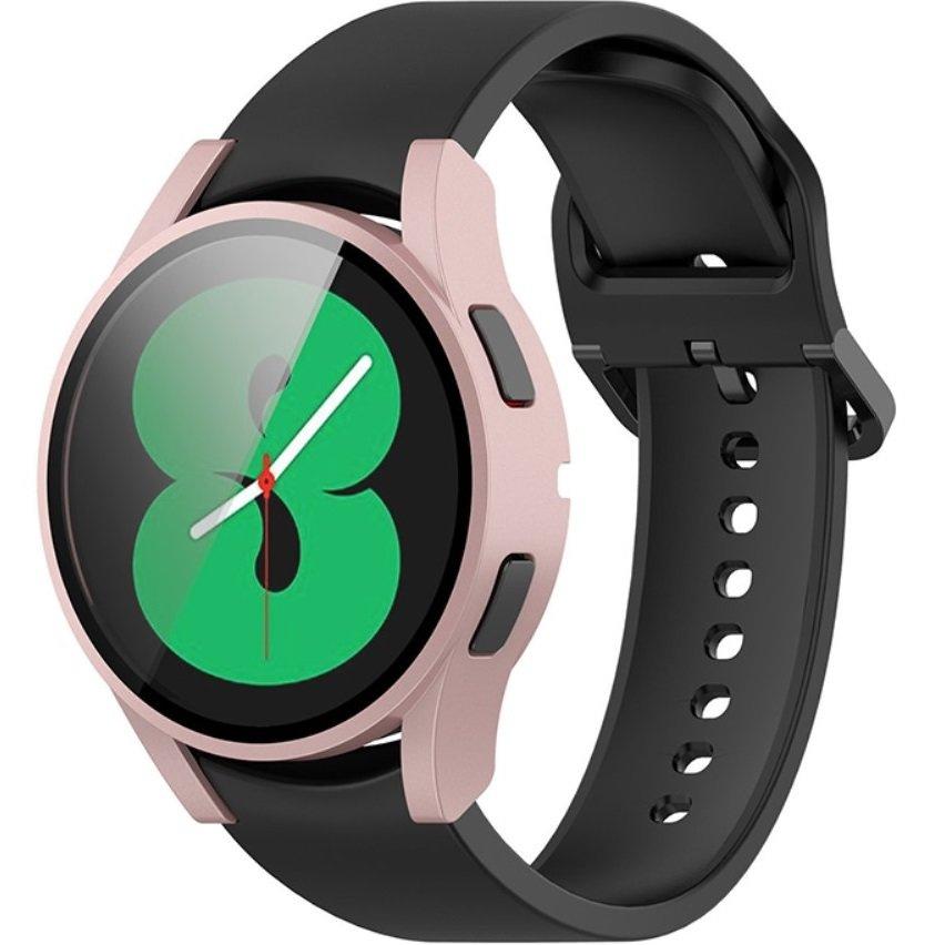 2in1 Case + Tempered Glass for Samsung Galaxy Watch 4 40mm, Pink
