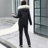 Winter Suit Women's Korean Fashion Short Down Jacket + Down Pants Two-piece Warm Slim-fit Thickened Suit