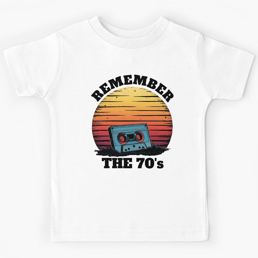 Retro Cassette Tape - Nostalgic 70s Vibes Kids T-Shirt 170