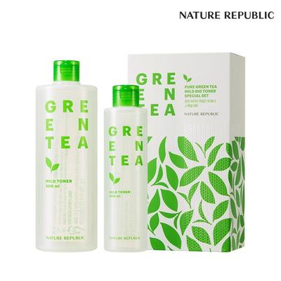 Klares Grünteewasser Mild Big Toner Spezialset, 1 Set, 700ml