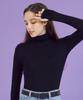 KOLEAT [Warmer Ver.] Knit Turtleneck Long Sleeve (Black) Hand Warmer Inner