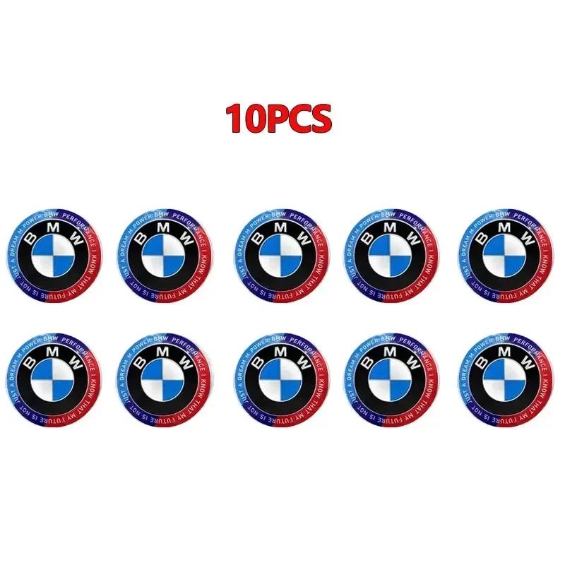 Bilfjärrkontrollnyckel Logotyp Radioknapp Klistermärke Tillbehör För BMW 50th Kith F30 F10 E90 E46 E60 E70 E39 E36 E87 X7 E92 E91 E28 X3 X1