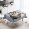Black Cat Tablecloth Funny   With Glasses Party Restaurant Banquet Decoration Waterproof Home Table