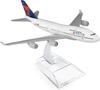 16cm for B747 Delta Airplane Static Model Metal Miniature Scale Aircraft Reception Area Ornament Suitable for Gift Giving