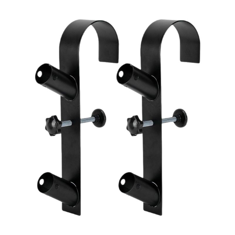 Flexible Pool Hangers Set Of 2 Strong Metallic Suspension clamps For Swimming Pool Accessories And Maintenance Equipment