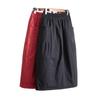 2025 Autumn/Winter Retro Quilted A-line Skirt: Loose, Plus Size, Age-Reducing, Mid-Length