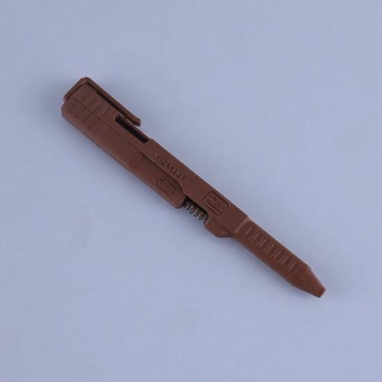 Tactical Slide Action Ballpoint Pen with Storage Box Display Stand Refillable 3D Printed Ink Pen Writing Tool Desk Accessory Men Gift