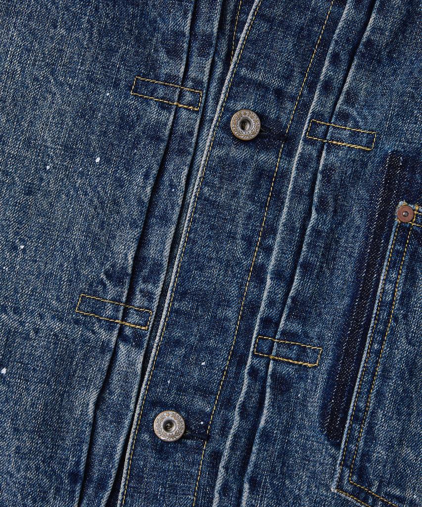 OUTSTANDING W.W. Ii Selvedge Denim 1St Jacket_Repair Blue