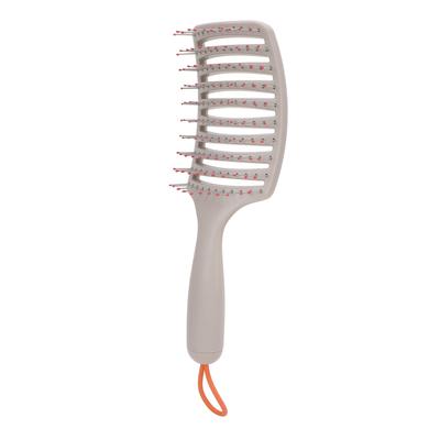 Hair Detangler Brush Plastic Lightweight Portable Curved Detangling Hair Brush for Adults and Kids