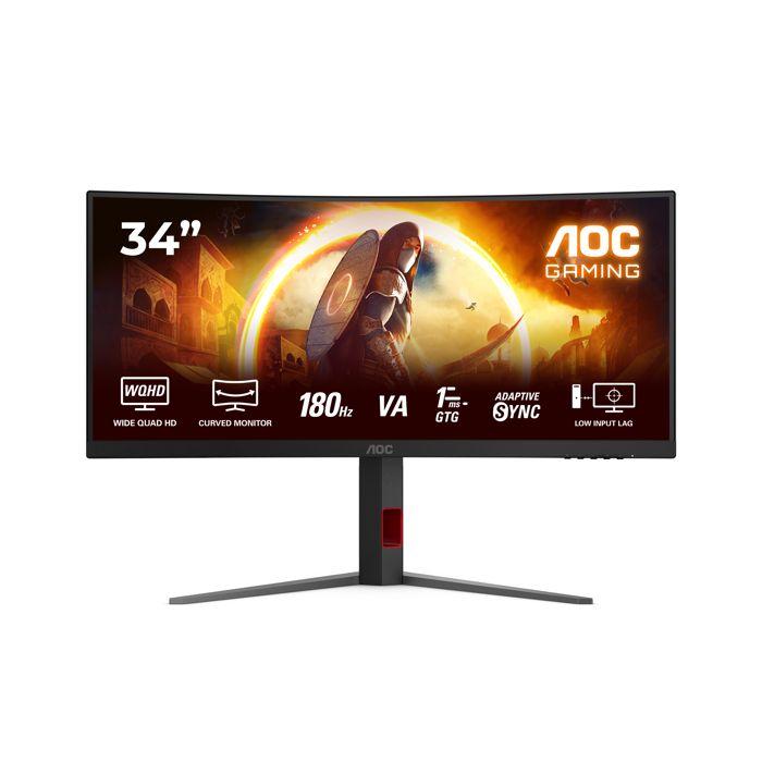 Monitor - AOC - CU34G4 - 21:9 - 1800R - Černá