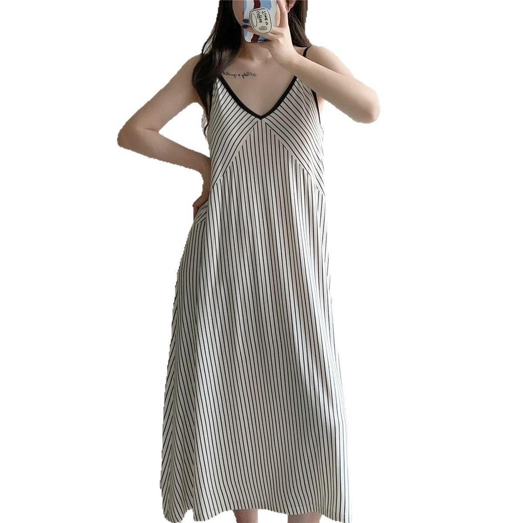 Southeast Asia Bestseller: Women's Sweet Camisole Nightgown - Cute Summer Pajamas & Long Homewear Dress