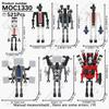 MOOXI Animeserie Skibidi Toalett Figurer Monitorfolk Lydmann Byggeklosser Modell MOC Kloss DIY Montessori Leke Barnegaver
