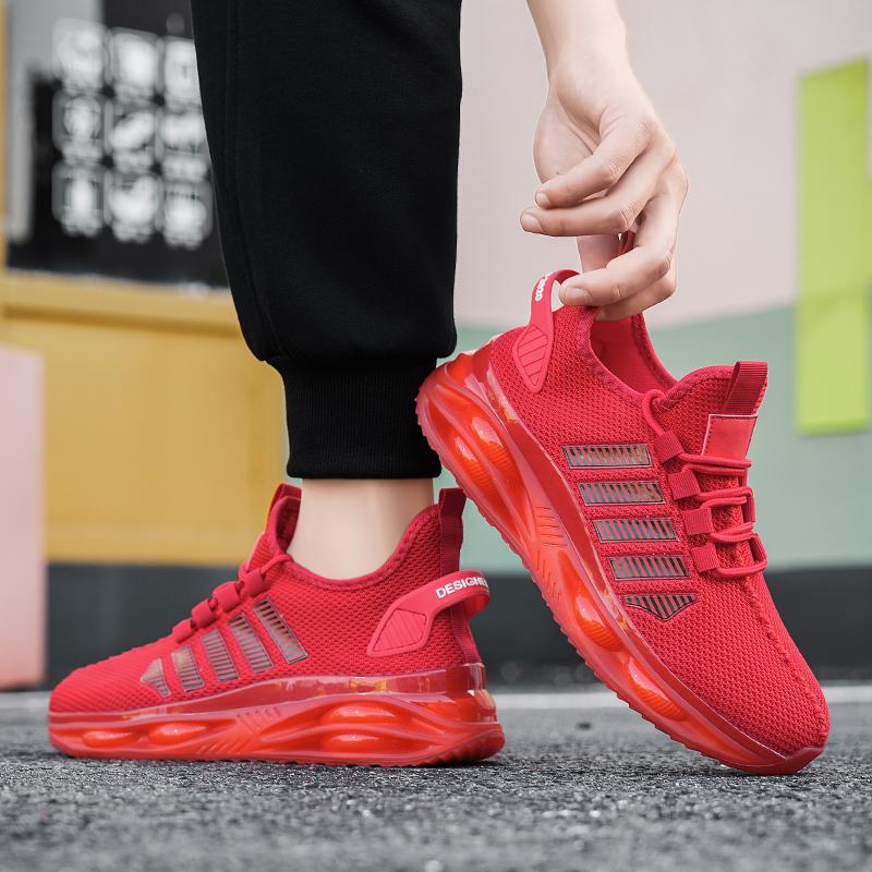 TUINANLE Herren/Damen Laufschuhe Professionelle Leichte Rutschfeste Verschleißfeste Laufschuhe für Herren Outdoor Lauf-Trainings-Sneaker