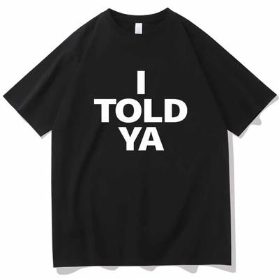 Sana Söylemiştim Tişört Kadın Film Tişörtü Film Ürünü Yaz Trendi Kısa Kollu Üst Unisex Harajuku Zendaya Hayranı Hediye