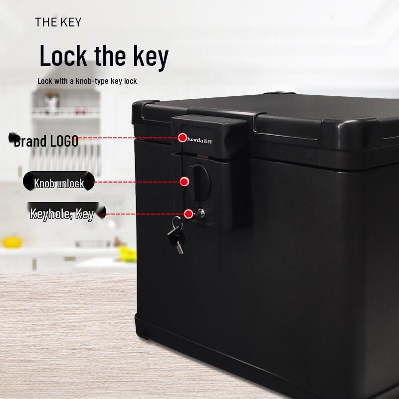GUARDA Portable Fireproof Waterproof Security Safe