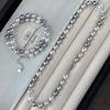 Vintage High-Gloss High-Quality Artificial Imitation Pearl Collarbone Chain Necklace Niche Design Sense