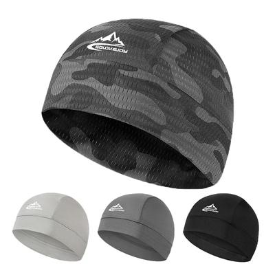 Quick-Drying Skullcap Beanie Cycling Cap Hat Men Women Summer Ice Silk Riding Small Cap Running Sports Bike Lined Hat