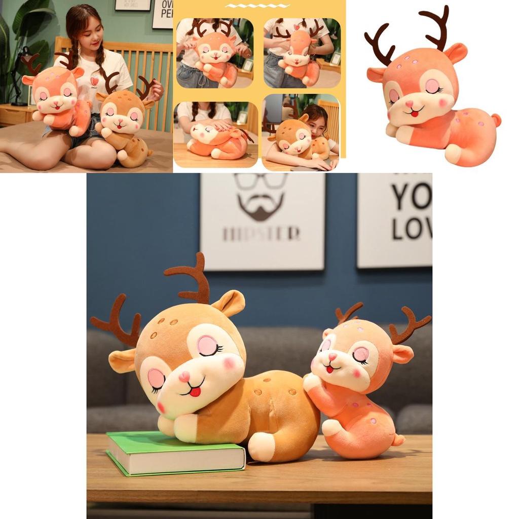 Dreamy Deer Plush Toy Soft And Cuddly Stuffed Animal Crystal Ultra Soft Perfect Gift For Young Adults