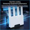 L-Shaped Dual 8cm Fan Cooler Bracket ABS Fan Stand Max 8.2cm Width Fit Retractable Base For Modem Router TV Box Switch Dock Pad