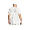 Nike Yoga Dri-FIT Grafik Rückenaufdruck Rundhals Trainings-T-Shirt Herren Oberteile Weiß DM8142-133