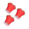 3 Stück E14 Stoff Lampenschirm Modern ClipOn Lampenschirm für Zuhause Wand Kerzenlampen Kronleuchter Rot