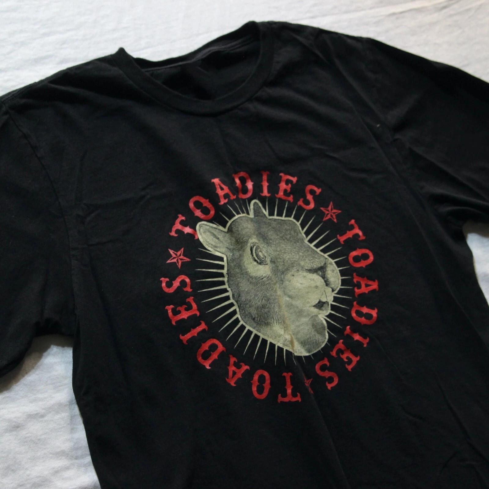 Toadies Band World Tour Short Sleeve Cotton Black T Shirt JU40 XXL