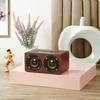 K5 Mini Holz Bluetooth Desktop-Lautsprecher mit Kartensteckplatz - Perfektes Heim-Geschenk