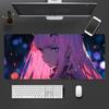 Zero two Mouse Pad Cute HD Mousepad Pad Extended Gaming Keyboard  LargeMousepad xcm XXL Gamer Mousepad
