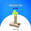 DIY Wooden Desk Fan Kit for Students - Educational Science Experiment Model