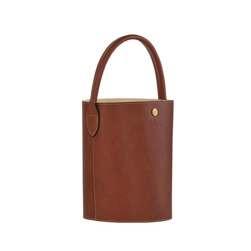 Longchamp Épure Small Leather Bucket Tote Bag