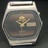AUTOMATIK VINTAGE ORIENT CRYSTAL JAPAN 46941 HERREN ORIGINAL ZIFFERBLATT UHR a703394-1