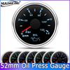 2" 52mm 7 Colors LED Car Oil Pressure Gauge High Speed Motor 0-10 BAR 0-150 PSI Oil Press Gauge For Auto Car Boat Motorcycle