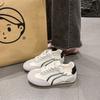 2025 spring ballet training shoes women's new Internet celebrities super fire flat casual sports shoes retro lace-up Forrest Gump shoes