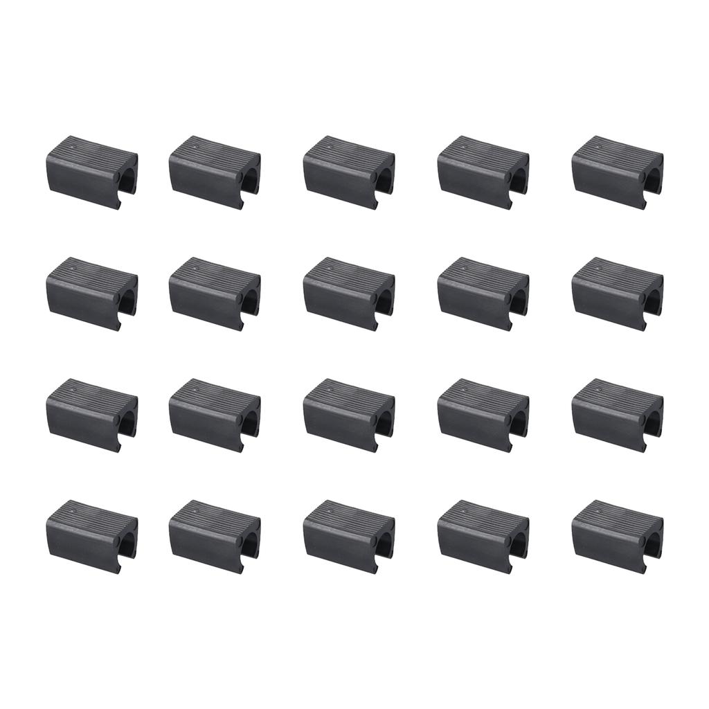 20/40 Pack Chair Leg Caps U-Shaped Tube Sleeve Tube Clamp Floor Protectors Plastic for Foot Covers on Most Furnitures