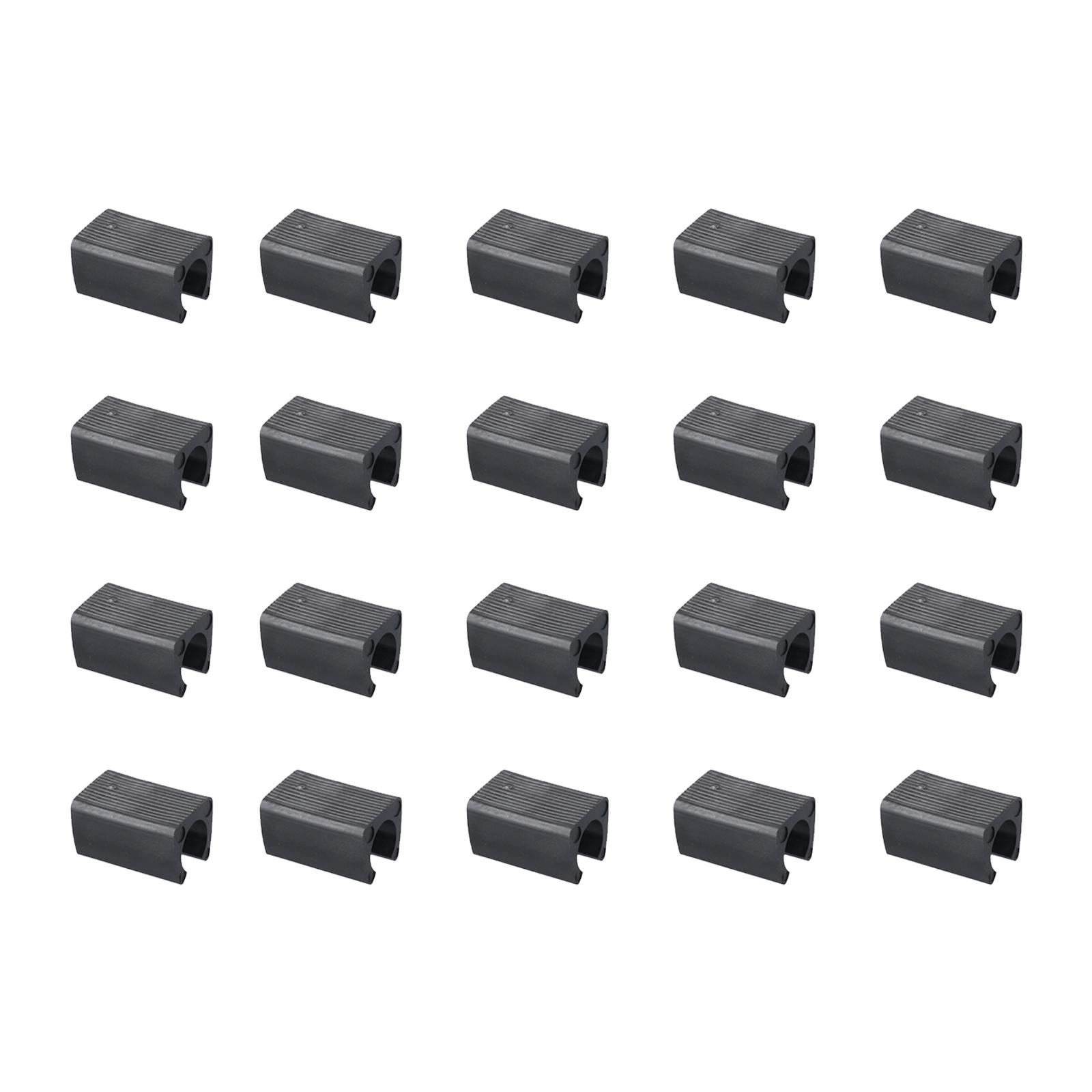 

Упаковка 20/40 шт. Колпачки для ножек стула U-образная заглушка для трубы Зажим для трубы Защита пола Пластик для чехлов для ножек большинства мебели A