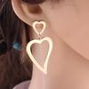 New Fashion Gold Metal Drop Earrings for Women Irregular Geometric Pendants Earrings Trend Brincos Jewelry Gift