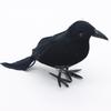 Halloween Flocked Black Crow Ornament - Party Decoration Prop Shirt