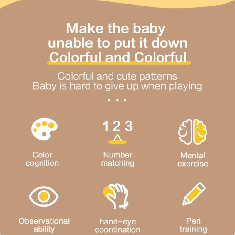 Interactive Walking Bead Toy for Preschool Magnetic Maze Puzzle Encourages Hand Eye Coordination Logical Thinking Skill