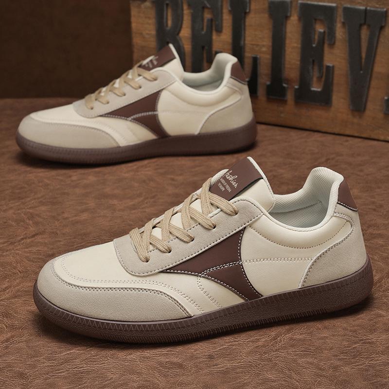 Men's Spring 2025 Trend: Versatile Thick-Soled Non-Slip Casual Skate Shoes