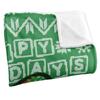 Sesame Street Silky Oscar The Grouch Supersoft Blanket