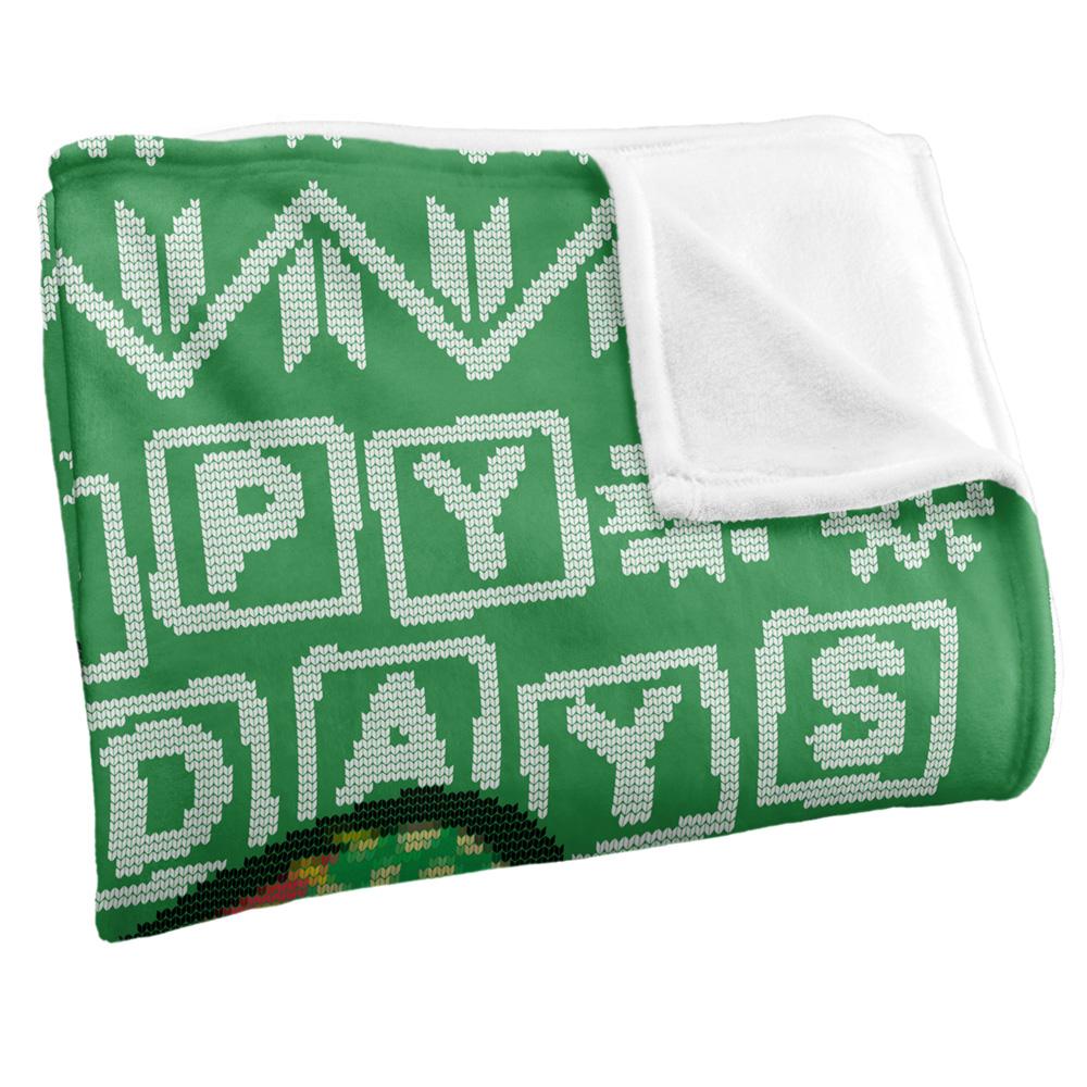 Sesame Street Silky Oscar The Grouch Supersoft Blanket